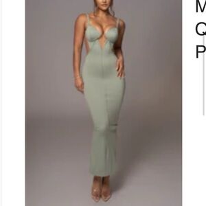 Elegant Green Women's Dress